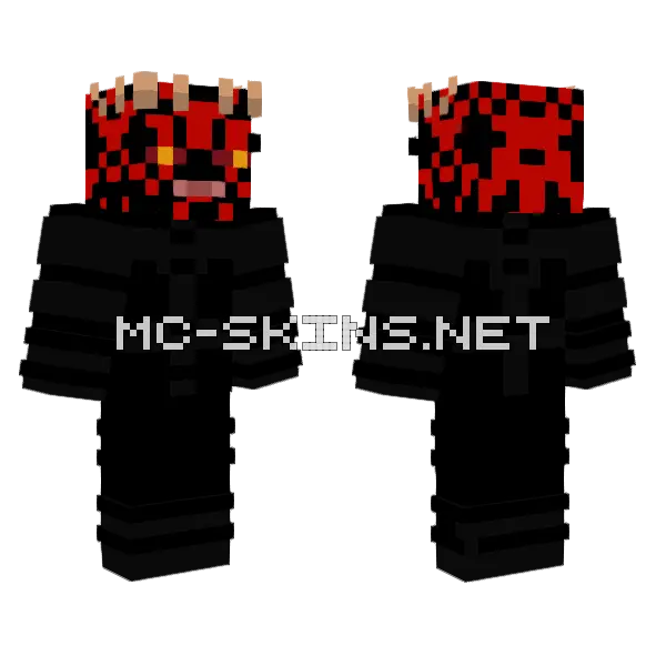 Emzo Official 5 Minecraft skin, front and back