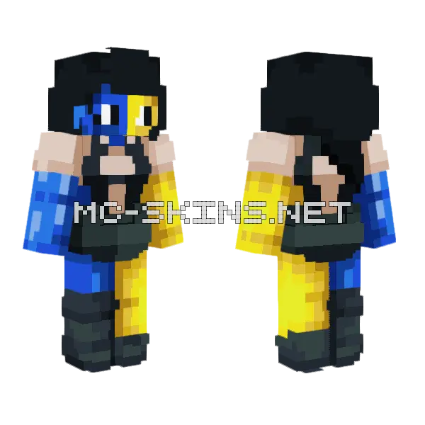 Ena Minecraft skin, front and back