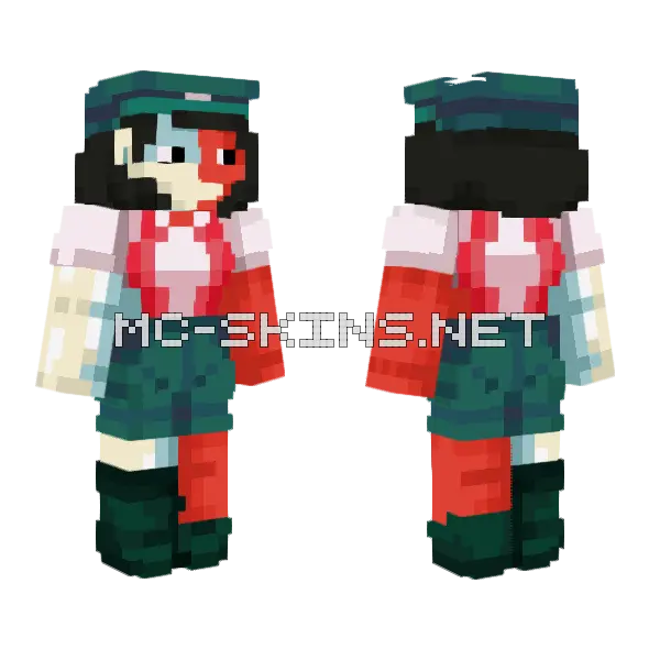 Ena Dream BBQ Minecraft skin, front and back