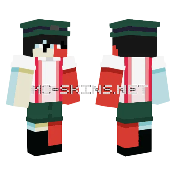 Ena Dream Bbq Minecraft skin, front and back