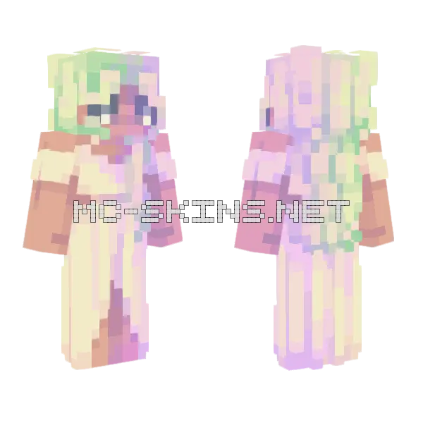 Enchanting Ce Minecraft skin, front and back