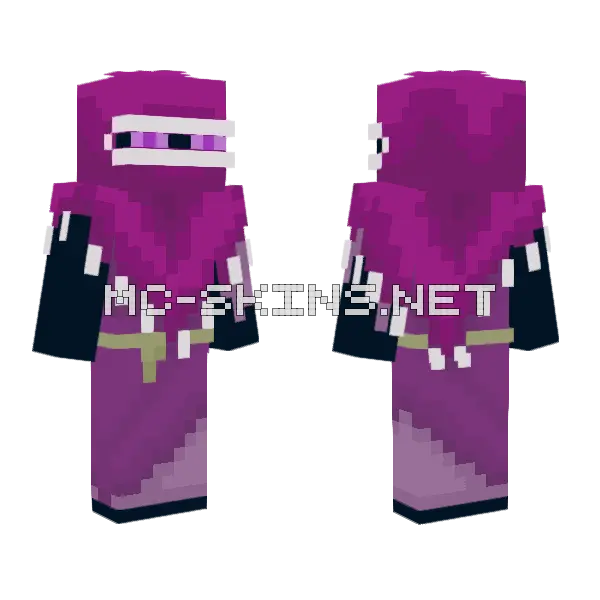 End Faithful Minecraft skin, front and back