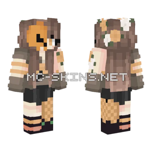 End Of October Minecraft skin, front and back