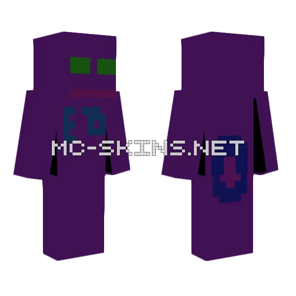 Ender Dragon Dad Skin Minecraft skin, front and back