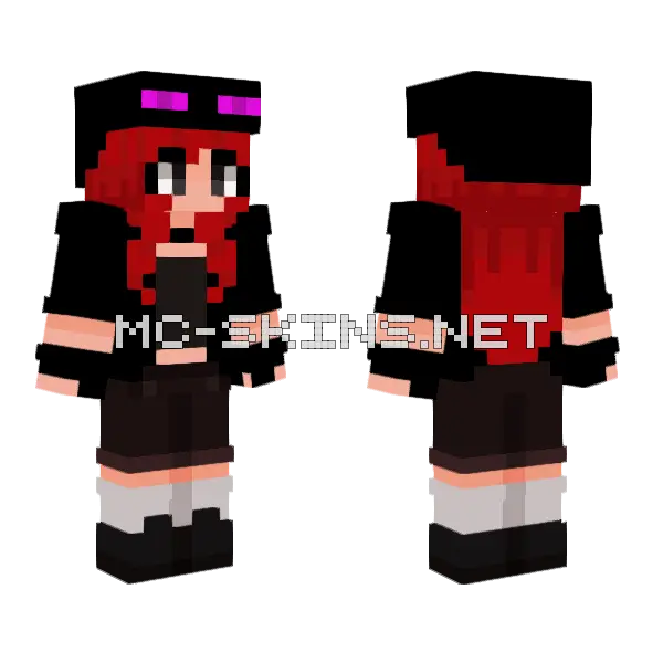 Ender Girl, front and back