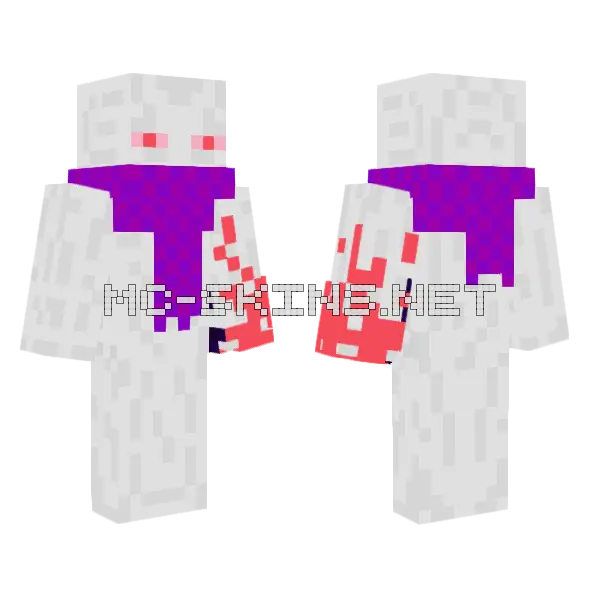 Ender Girl W Minecraft skin, front and back