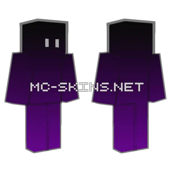 Ender Glorb Minecraft skin, front and back