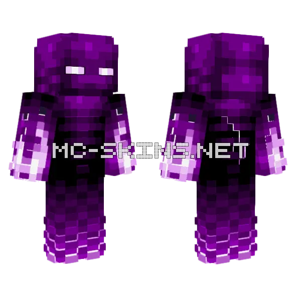 Endermage Minecraft skin, front and back