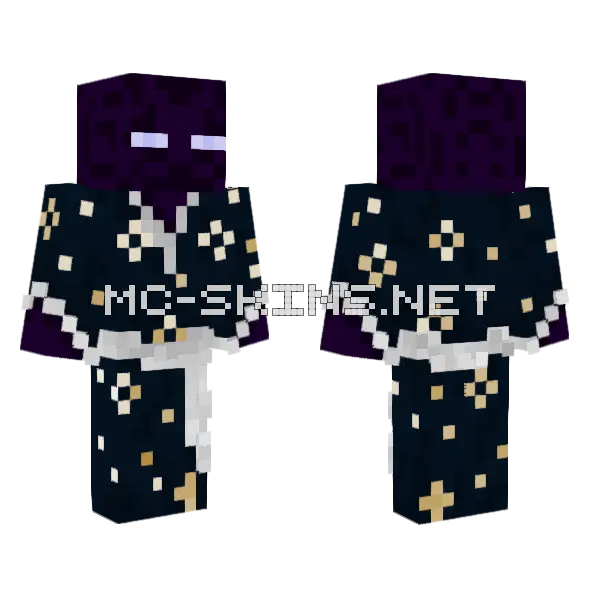 Endermage Skin Minecraft skin, front and back