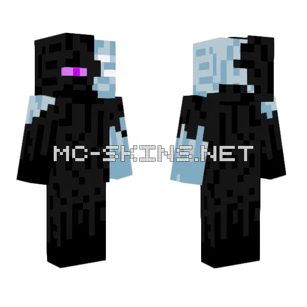 Enderman At Edge Of Render Minecraft skin, front and back