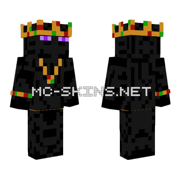 Enderman Skin Minecraft skin, front and back