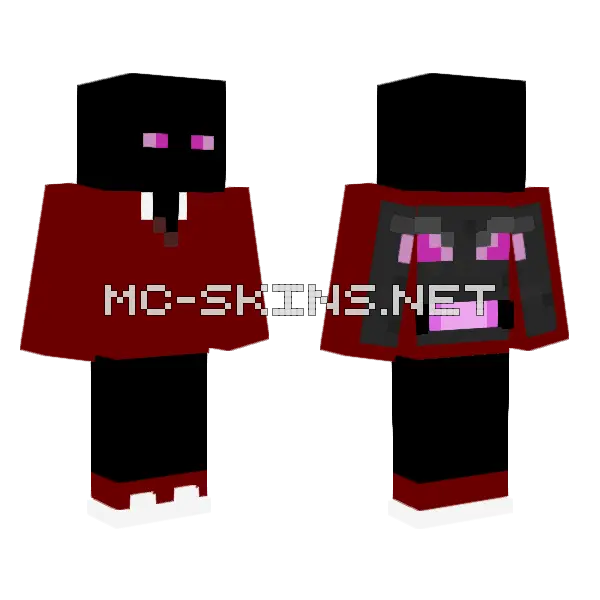 Enderman Skin Minecraft skin, front and back