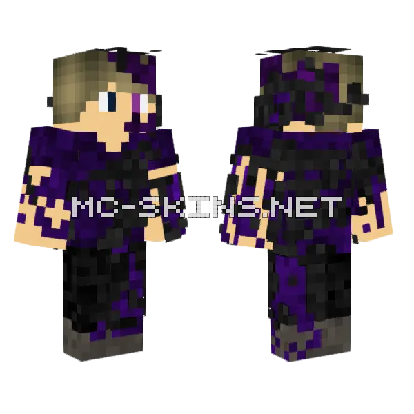 Enderwatcher Cj Iii Minecraft skin, front and back