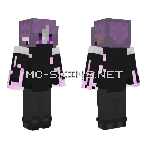 Endo Skin Minecraft skin, front and back