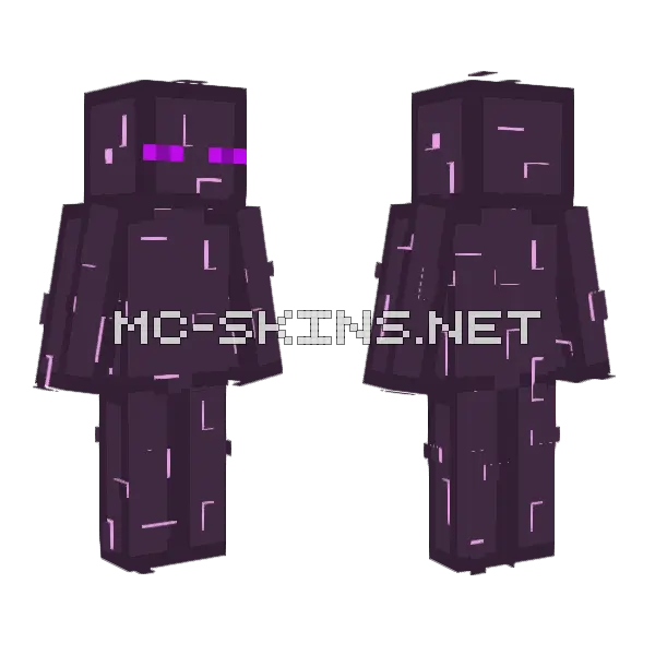 Endormin Minecraft skin, front and back