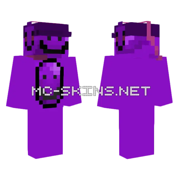Enfosi Gleeber Minecraft skin, front and back