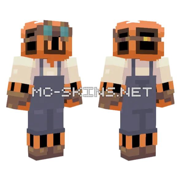 Engineer Program Skin Minecraft skin, front and back