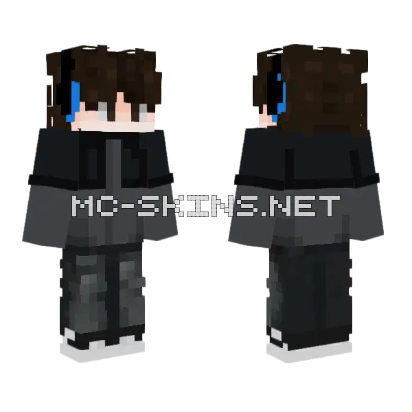 Enjoy Dude Minecraft skin, front and back