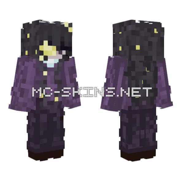 Enly Leasly Minecraft skin, front and back