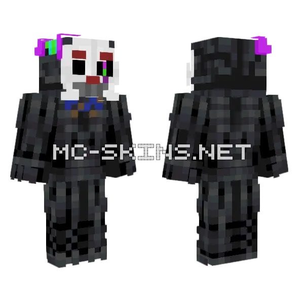 Ennard Minecraft skin, front and back