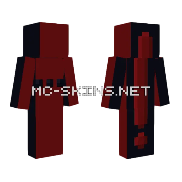 Enough Please Minecraft skin, front and back