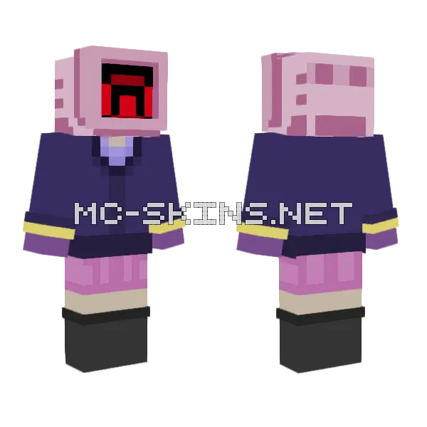Enraged Nolite Minecraft skin, front and back