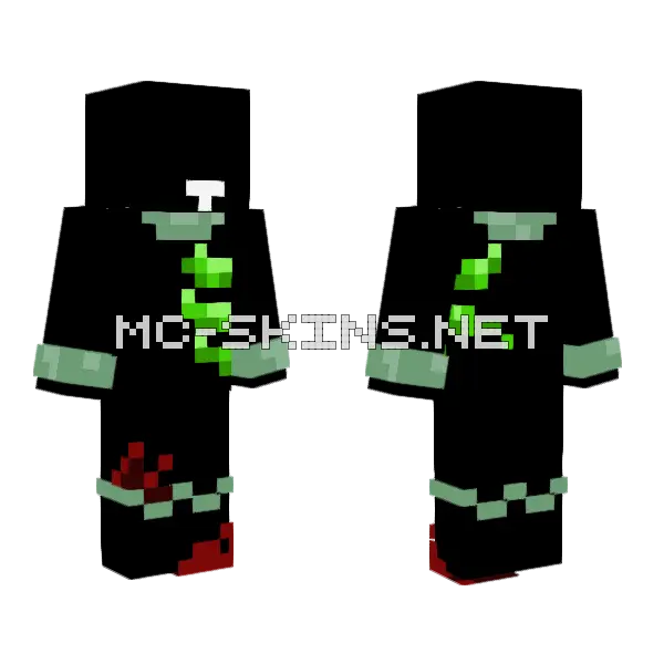 Entity 2 Woohoo Minecraft skin, front and back