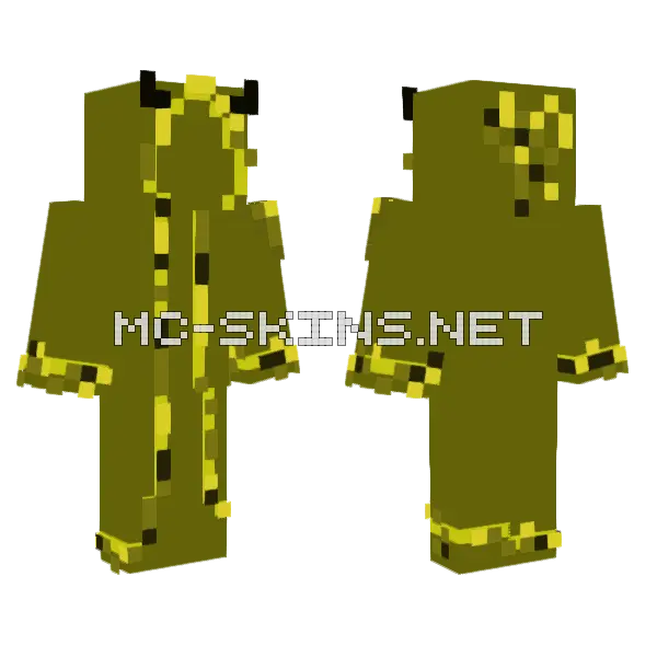 Entity Verity Minecraft skin, front and back
