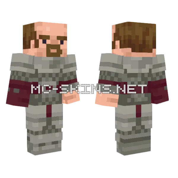 Enzan Therck Minecraft skin, front and back