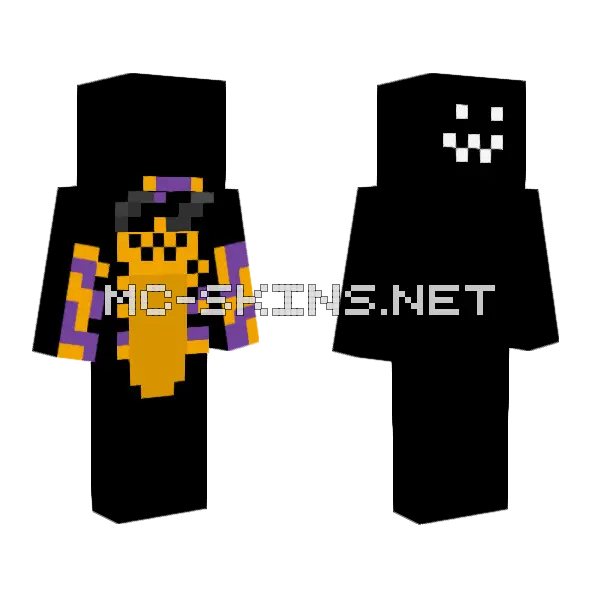 Epic Moth Lovers Club Minecraft skin, front and back