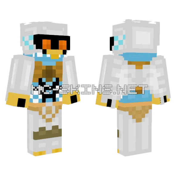 Equila The Bird Minecraft skin, front and back