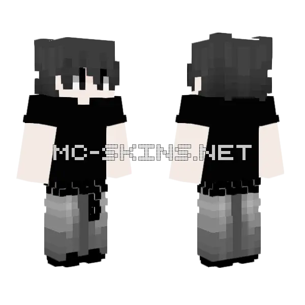 Eren Black Hoodie, front and back