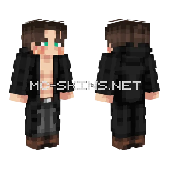 Eren Yeager Skin Minecraft skin, front and back