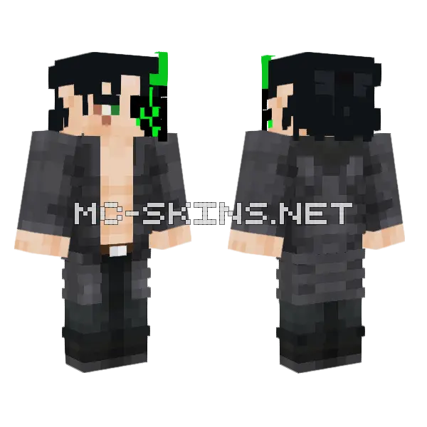 Eren Yeager Skin Minecraft skin, front and back