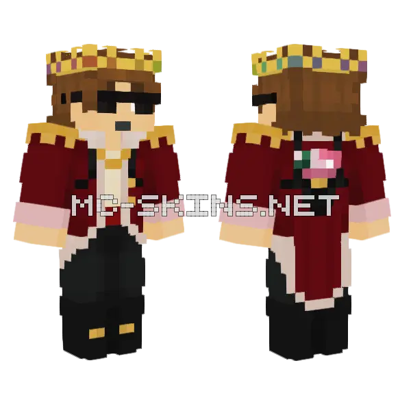 Eret Skin Minecraft skin, front and back