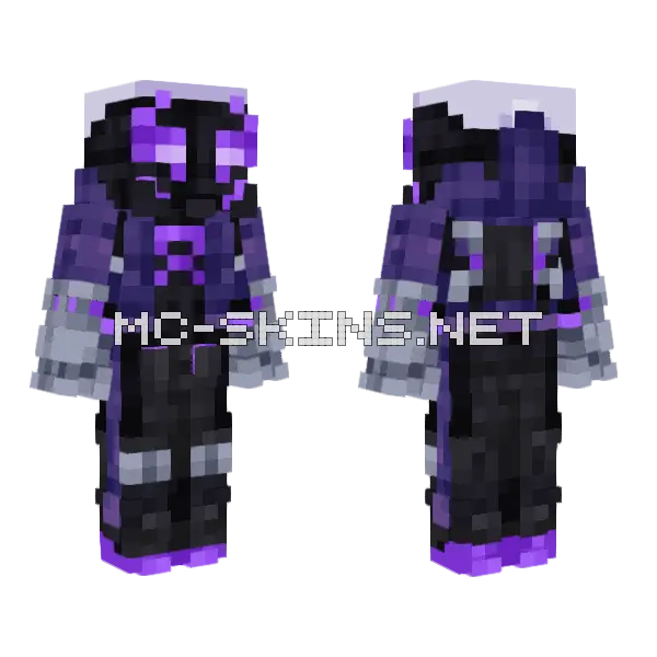 Eric Prowler Casco Minecraft skin, front and back