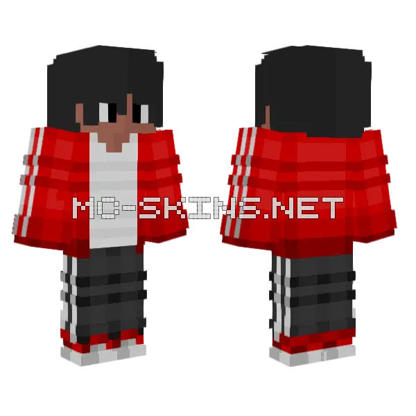 Erick Version 4px Arms Classic Minecraft skin, front and back