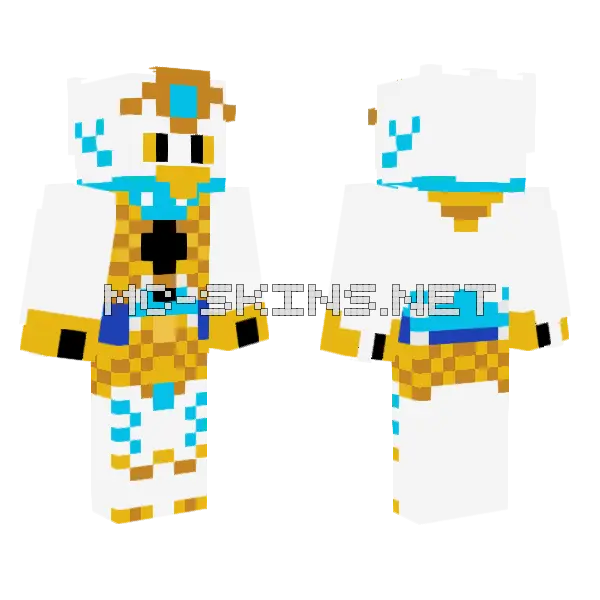 Eris Minecraft skin, front and back