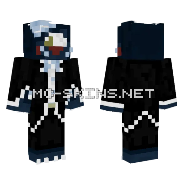 Error Berry FNAF OC Minecraft skin, front and back