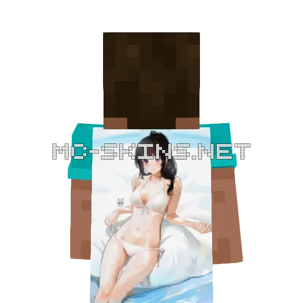 Eru Chitanda Bikini cape, outside and lining