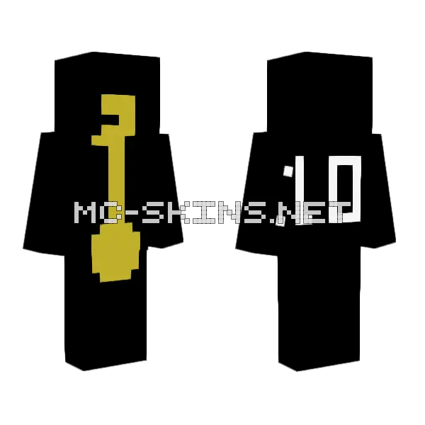 Escape Room 10 Minecraft skin, front and back