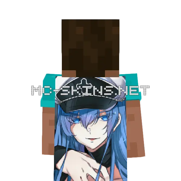 Esdeath cape, outside and lining