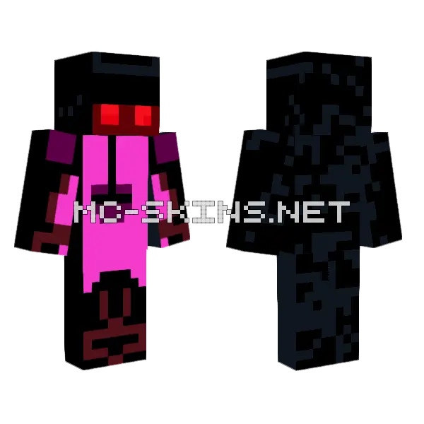 Eshaal Minecraft Pink Skin Minecraft skin, front and back
