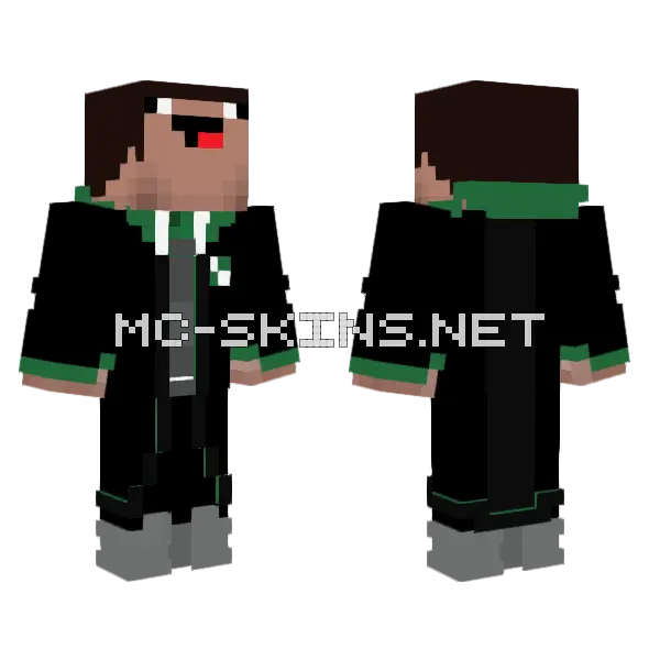 Esmanolo Slithering Minecraft skin, front and back