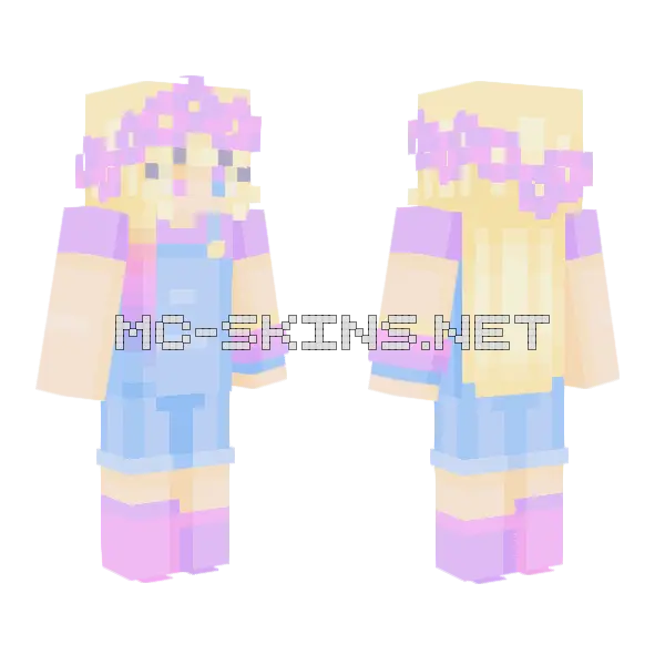 Essa Girl Minecraft skin, front and back