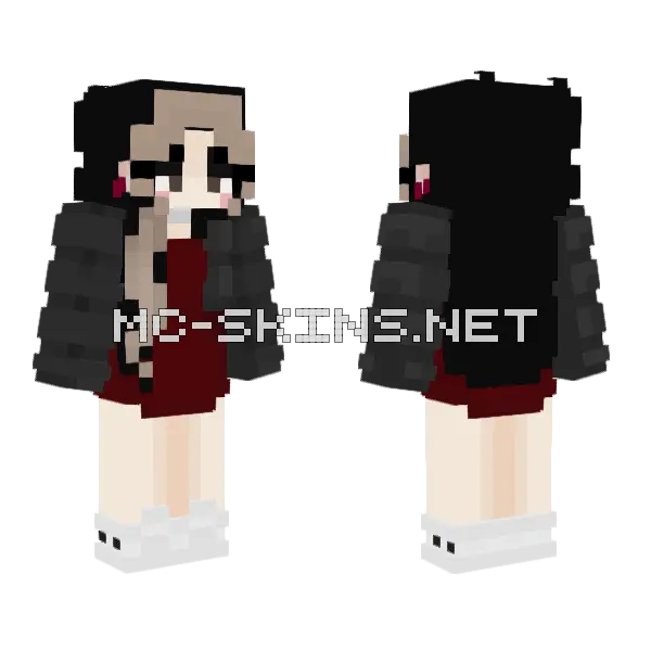 Essdfsd Girl Minecraft skin, front and back