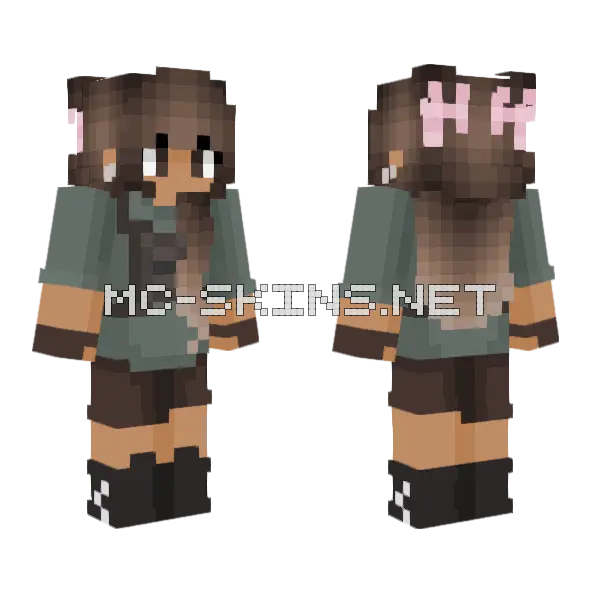 Estella Maze Runner Minecraft skin, front and back