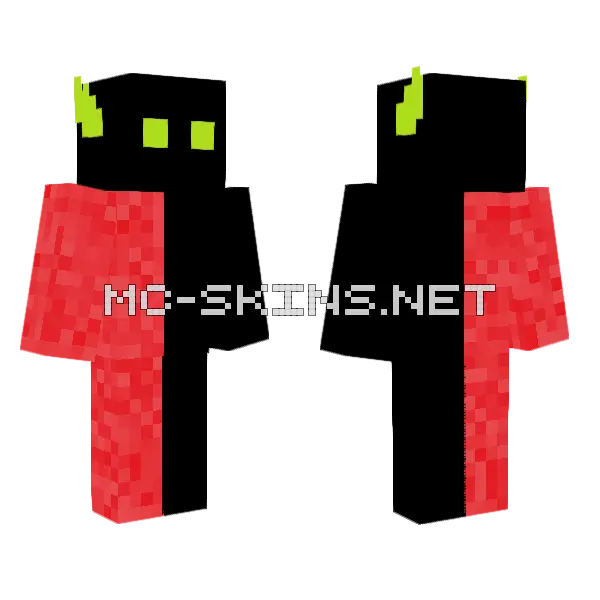 Ethan Ice Minecraft skin, front and back
