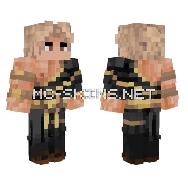 Ethieria Ludociel Minecraft skin, front and back