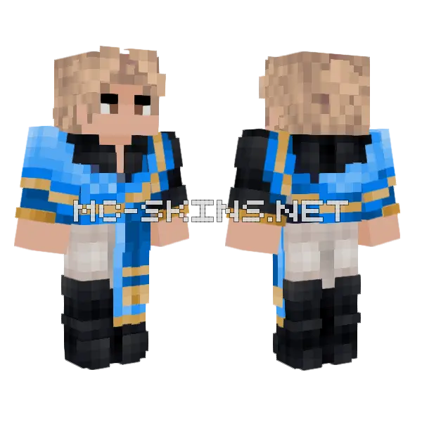 Ethieria Ludociel Minecraft skin, front and back